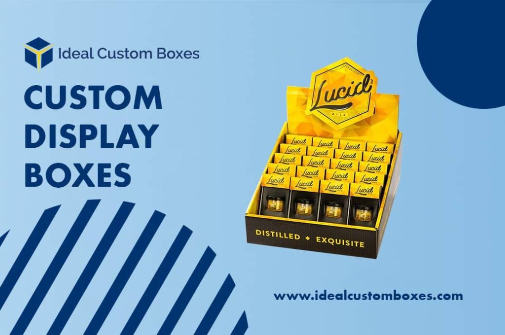 Fascinate your customers using custom display boxes for your products