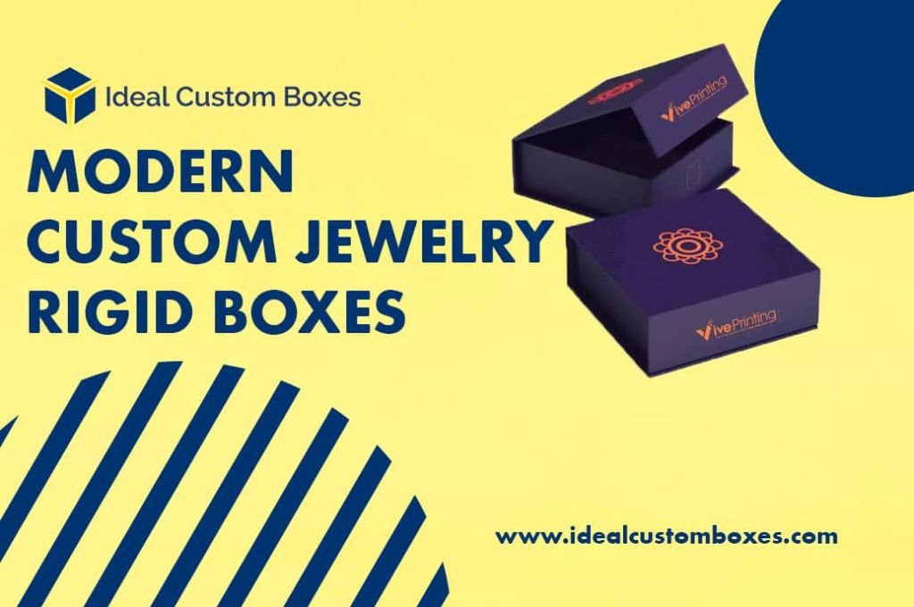 Modern Custom Jewelry Rigid Boxes according to Industrial Needs