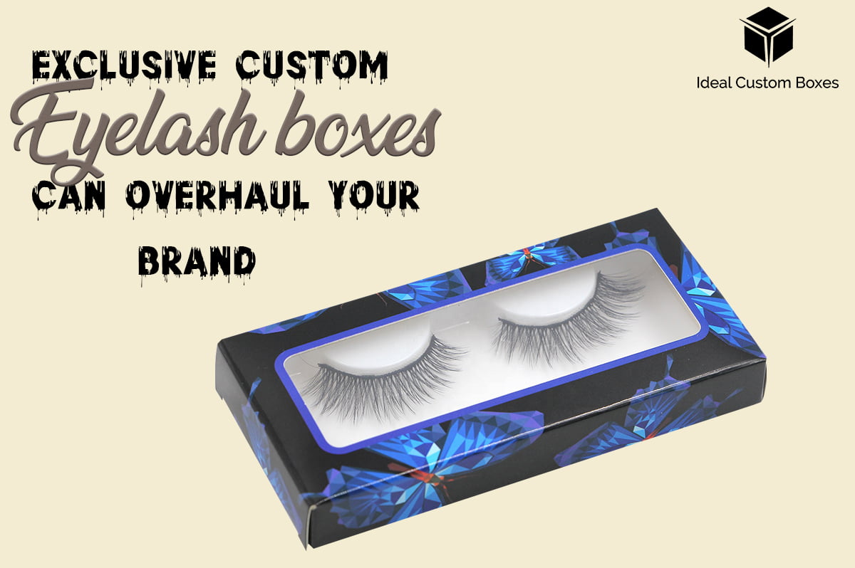 Exclusive Custom Eyelash boxes can overhaul your brand