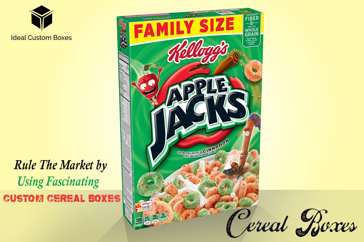 Rule The Market by Using Fascinating Custom Cereal Boxes