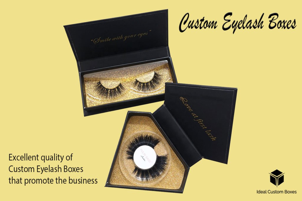 Excellent quality of Custom Eyelash Boxes that promote the business