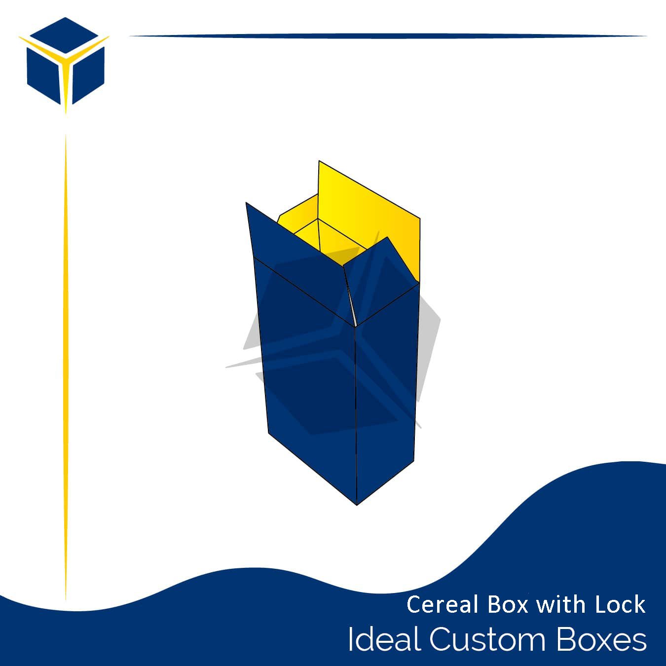cereal boxes with lock