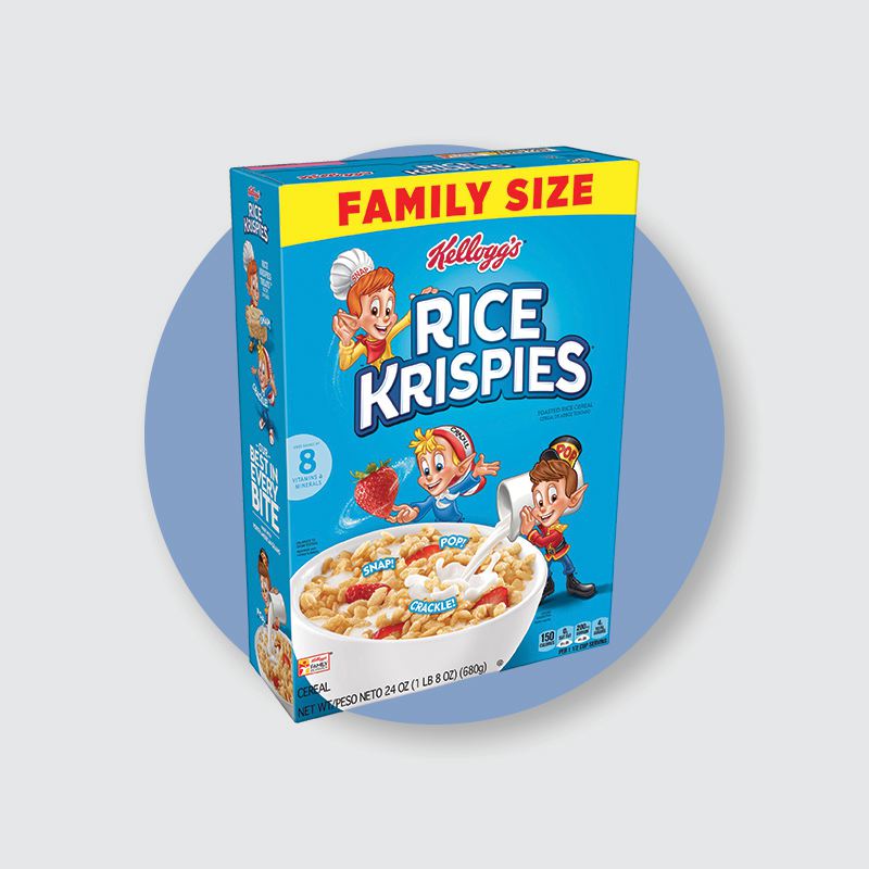 Printed Cereal Box with Logo