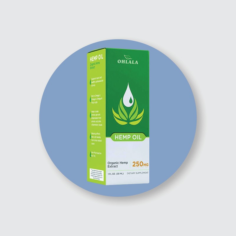 Printed Hemp Oil Box Manufacturer