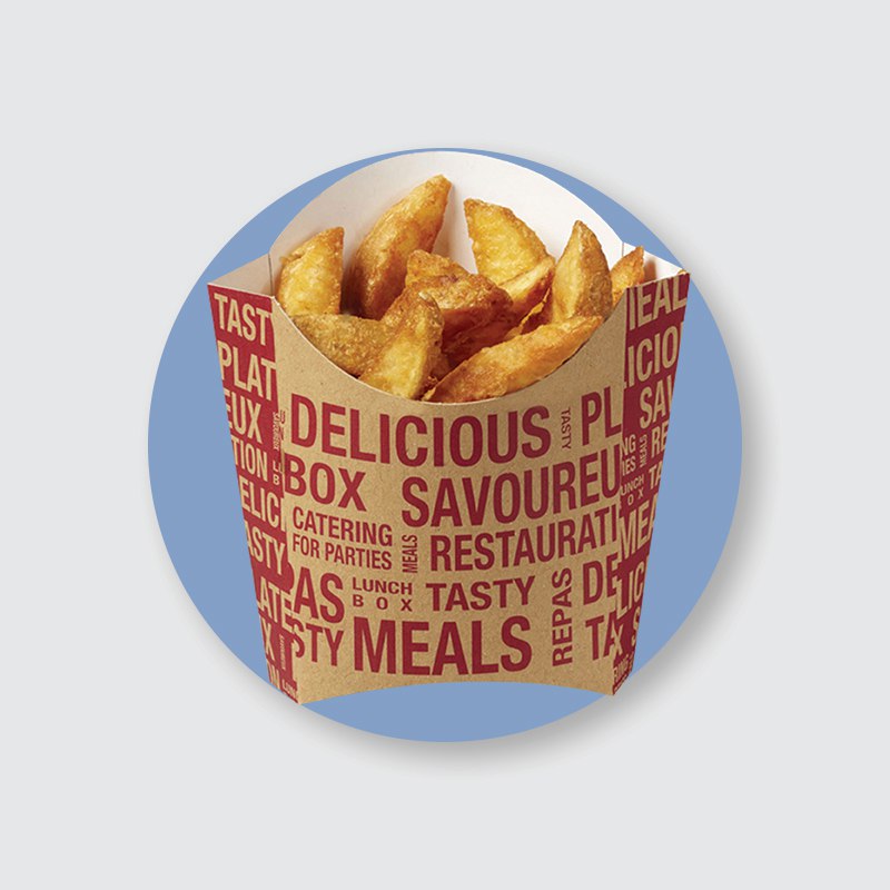 French Fry Box with Logo
