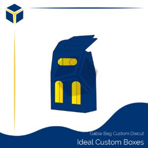 Gable Bag Custom DieCut Box Style