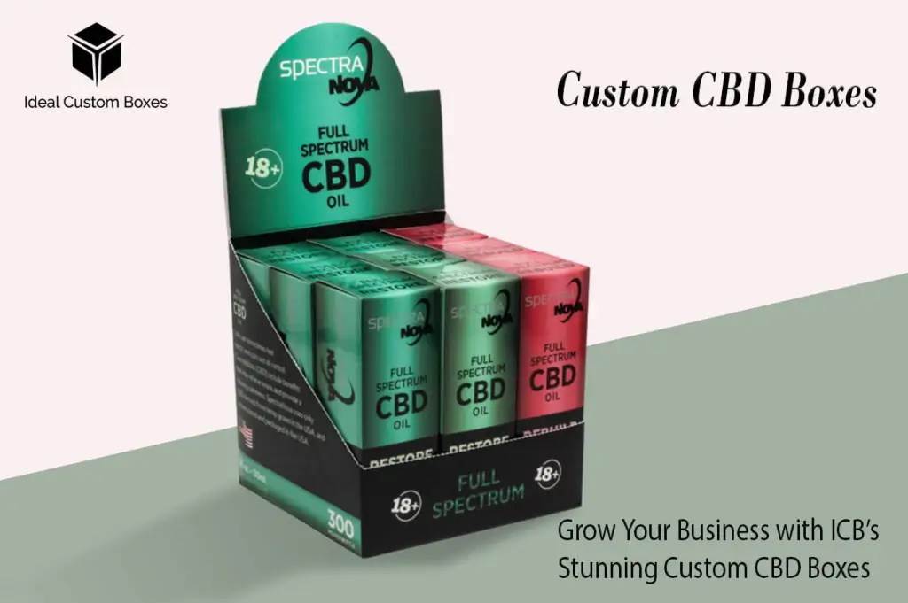 Grow Your Business with ICB’s Stunning Custom CBD Boxes