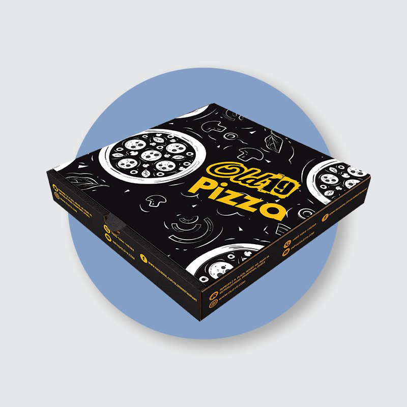 Pizza Box with logo
