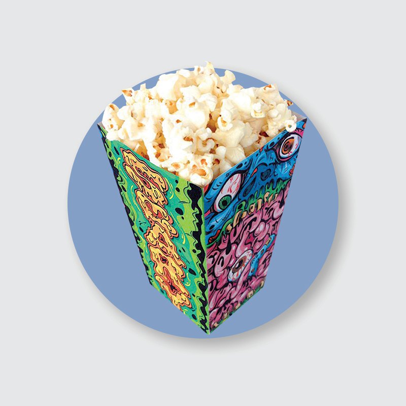 Custom Party Popcorn Box