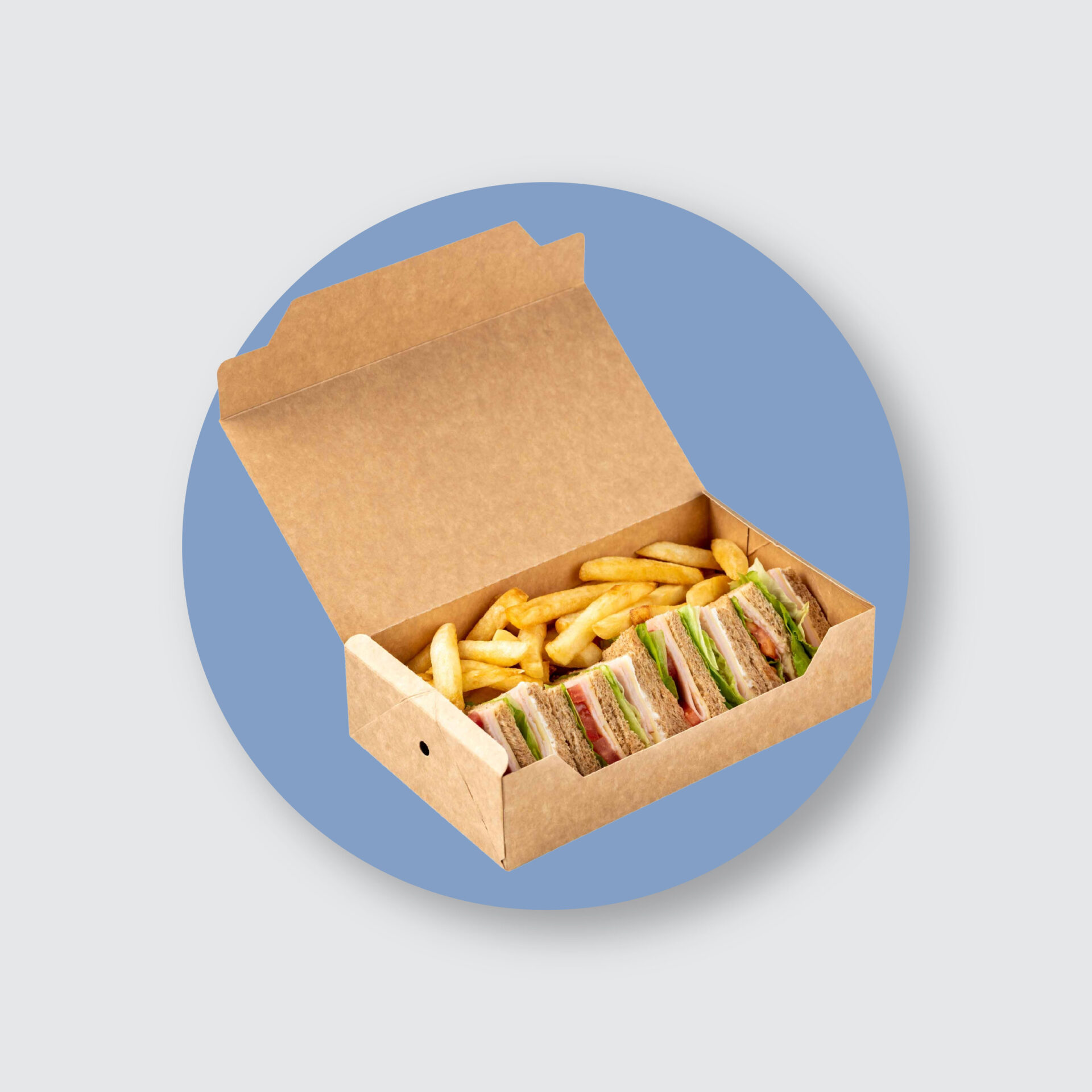 Custom printed Sandwich Boxes with Logo