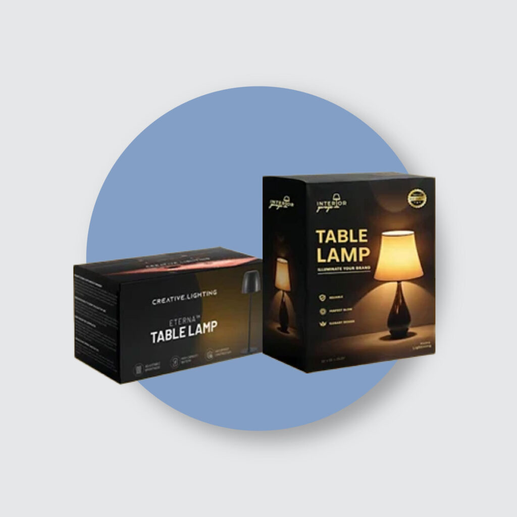 Custom Table lamp Boxes