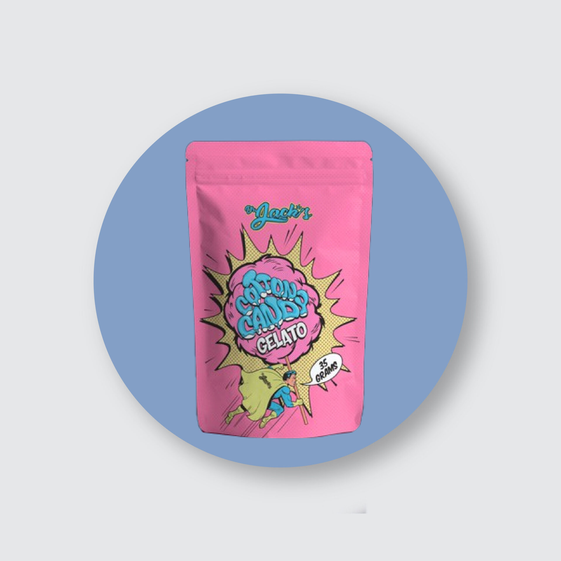 cotton candy bags by Ideal Custom Boxes