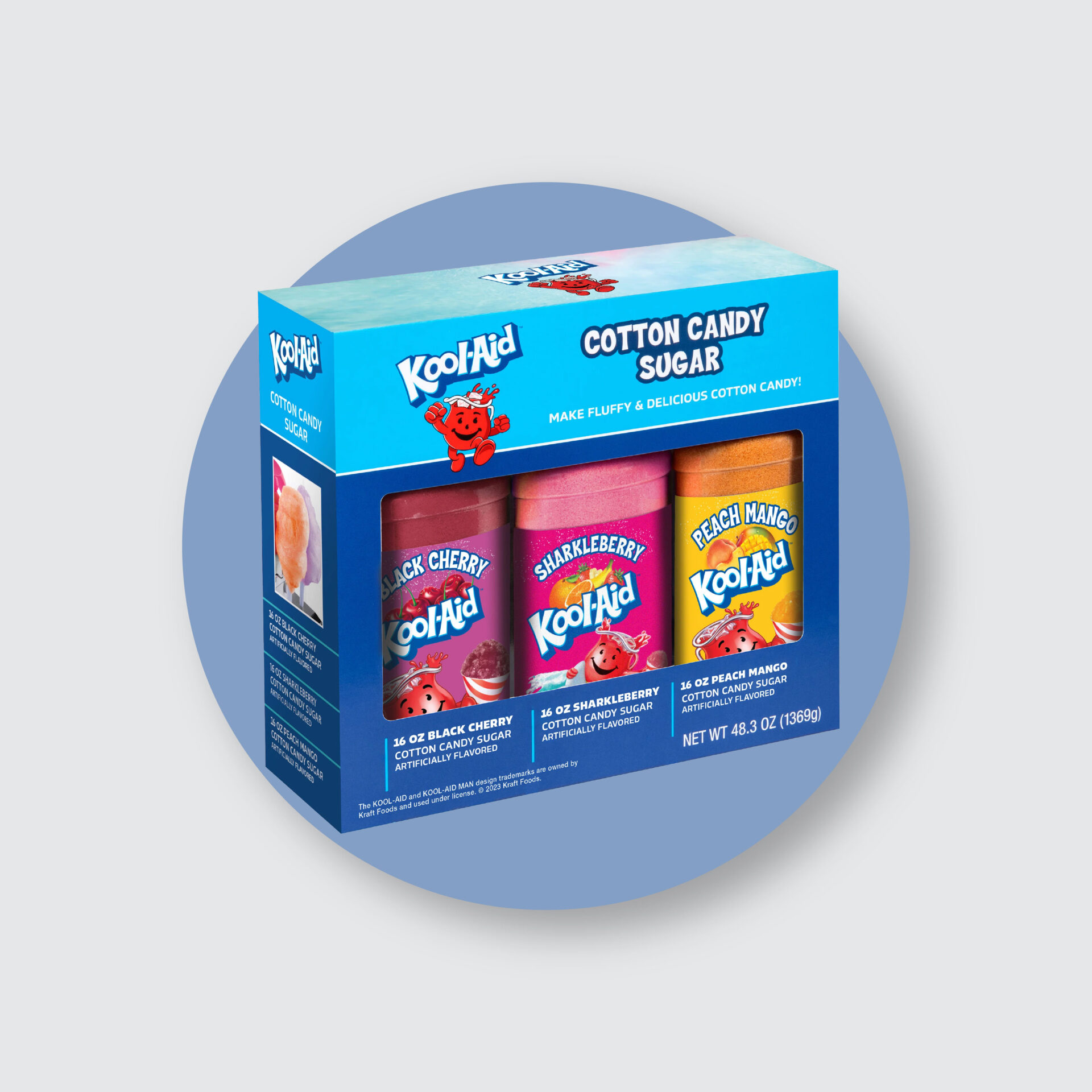 cotton candy bags by Ideal Custom Boxes