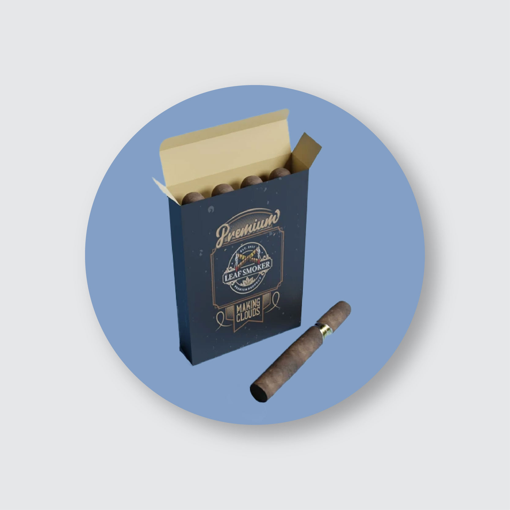 custom cigar boxes by Ideal Custom Boxes