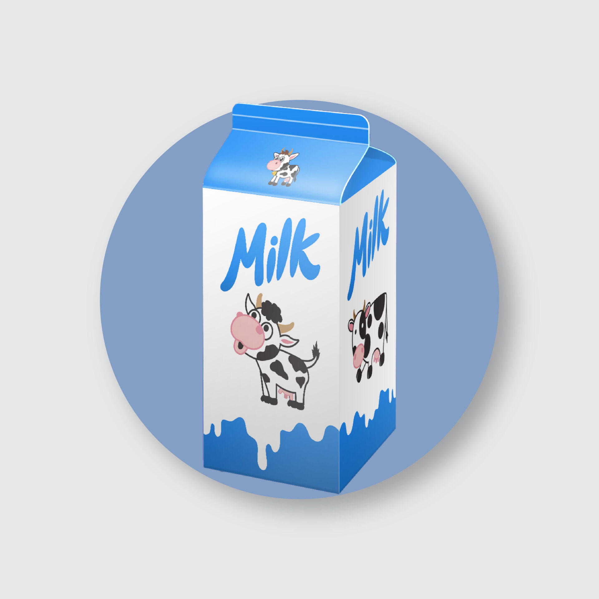 Custom Milk Carton Packaging by Ideal Custom Boxes