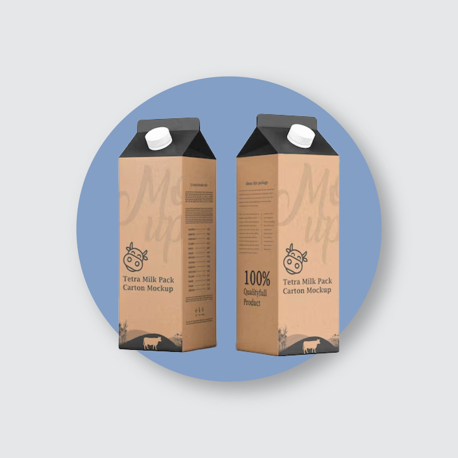 Custom Milk Carton Packaging by Ideal Custom Boxes