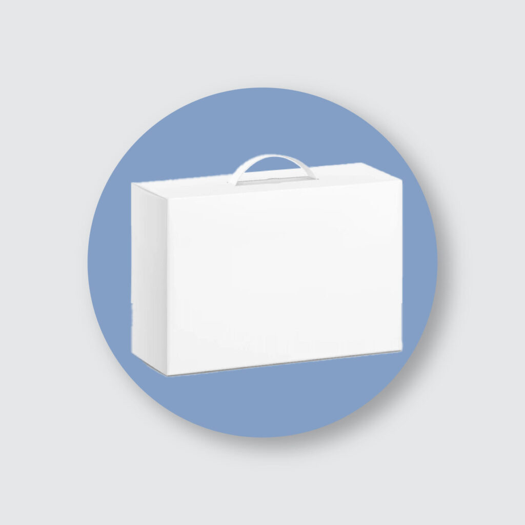 white cardboard boxes by Ideal Custom Boxes