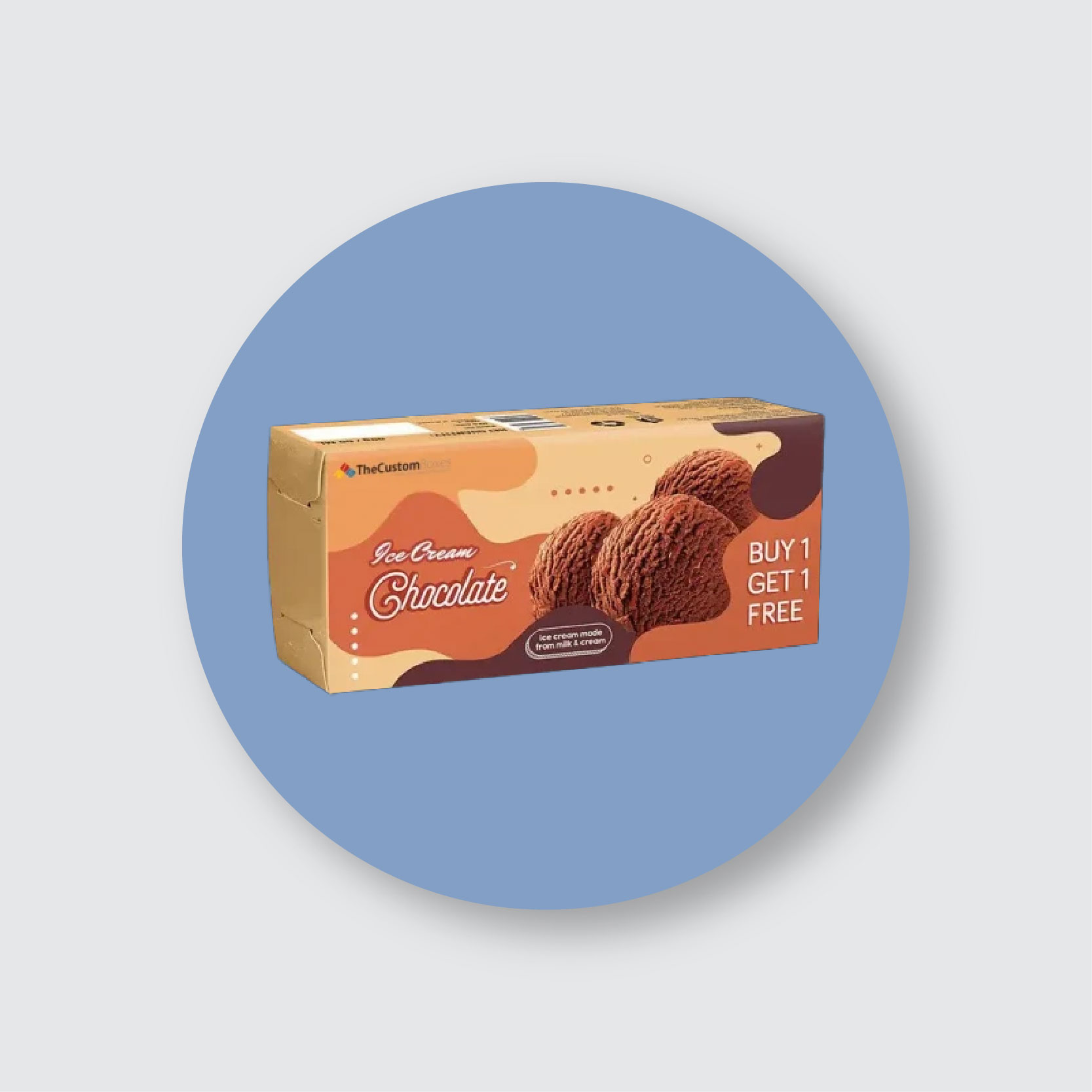 Ice Cream Boxes by Ideal Custom Boxes