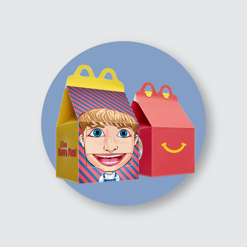 Custom Happy Meal Box by Ideal Custom Boxes