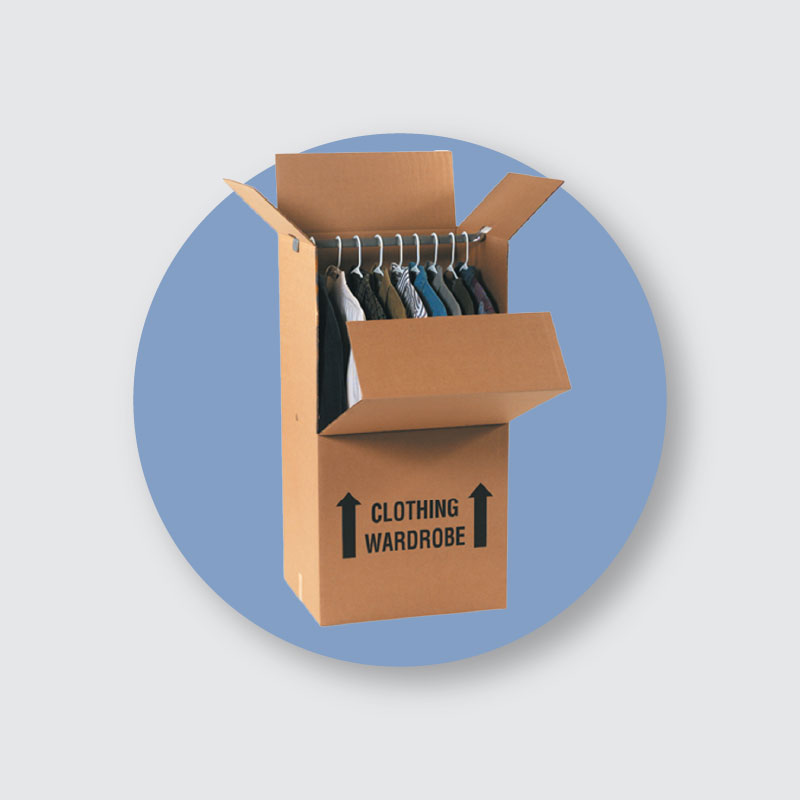 Wardrobe Boxes for Moving & Storage – Ideal Custom Boxes