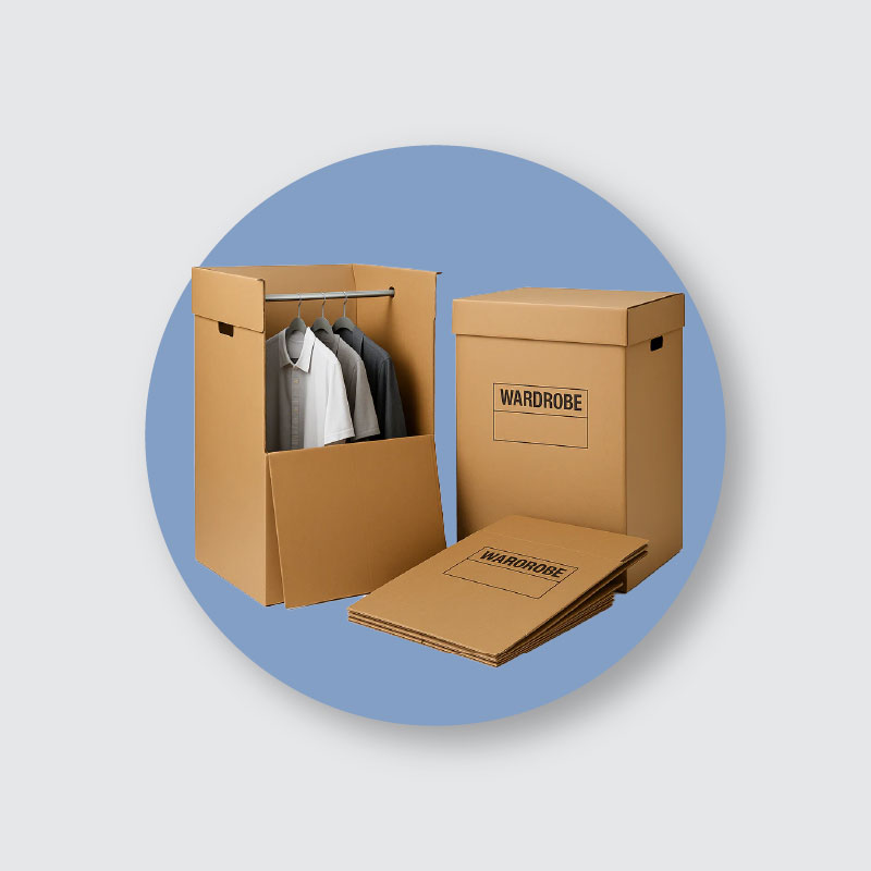 Wardrobe Boxes for Moving & Storage – Ideal Custom Boxes