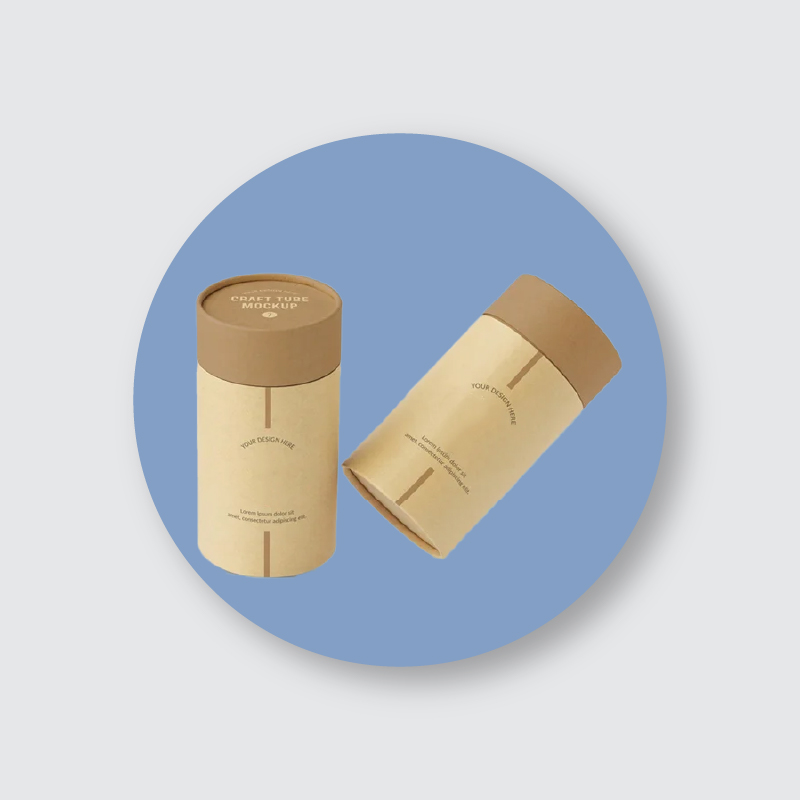 Cardboard Cylinder Packaging by Ideal Custom Boxes