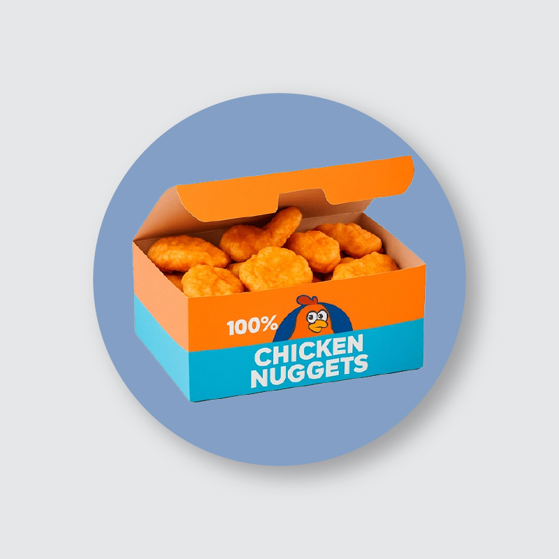 Chicken Nugget Boxes by Ideal Custom Boxes