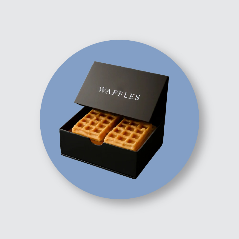 Custom Waffle Boxes by Ideal Custom Boxes