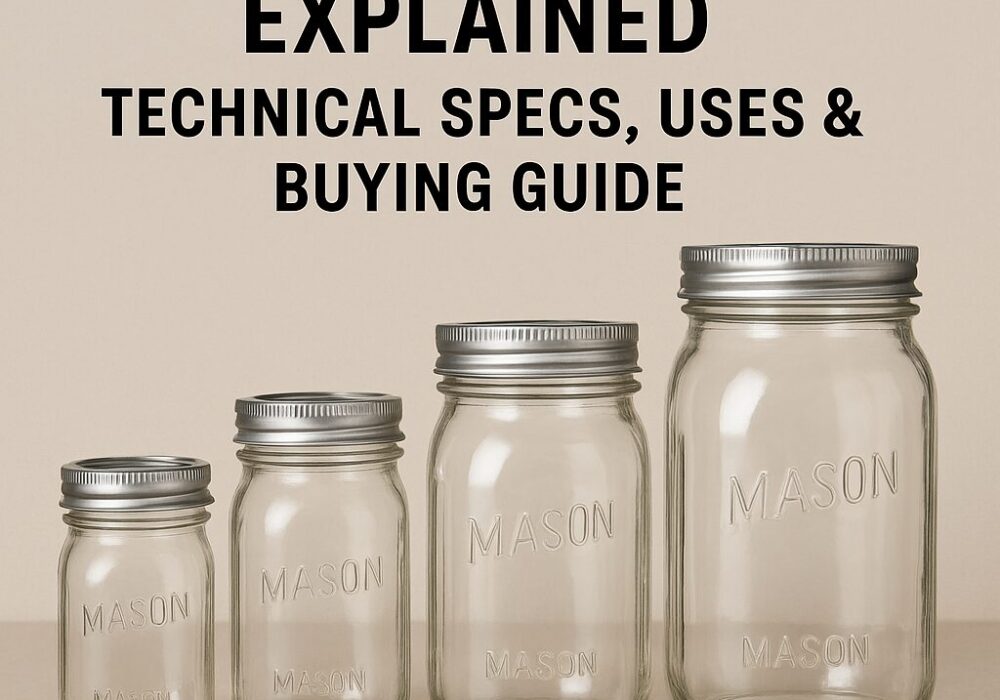 Mason Jar Sizes Explained: Technical Specs, Uses & Buying Guide