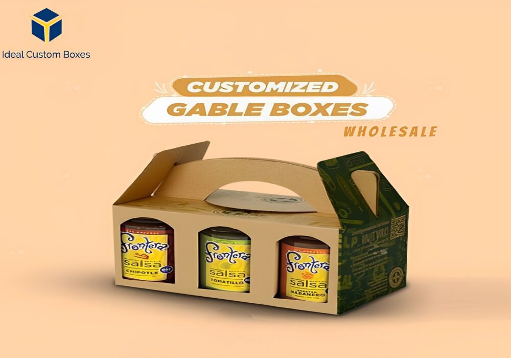 Custom Gable Boxes Wholesale: Convenient and Eye-Catching