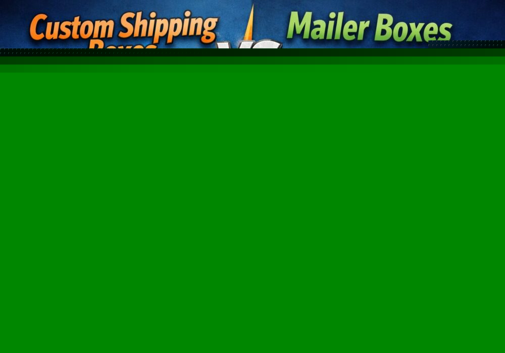 Side-by-side image of a corrugated shipping box and branded mailer box with text: Which one saves money in 2026?