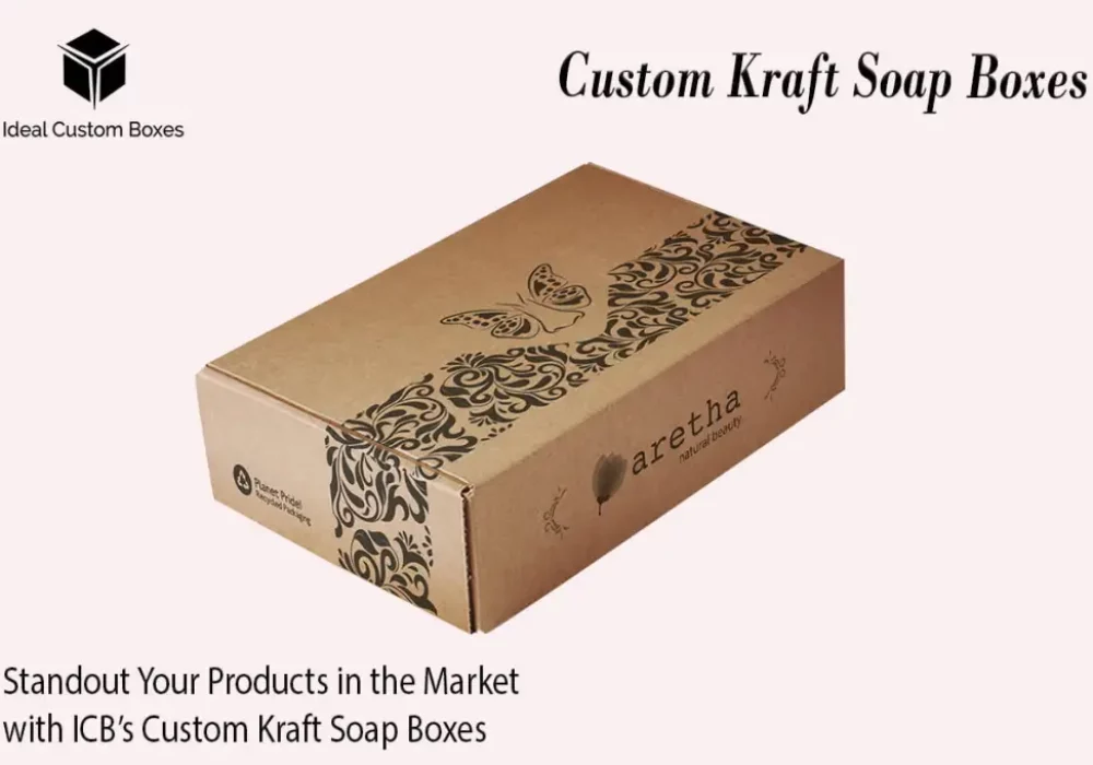 Standout Your Products in the Market with Kraft Soap Boxes